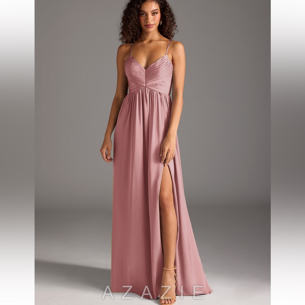 Azazie Dusty Rose Alia Dress
